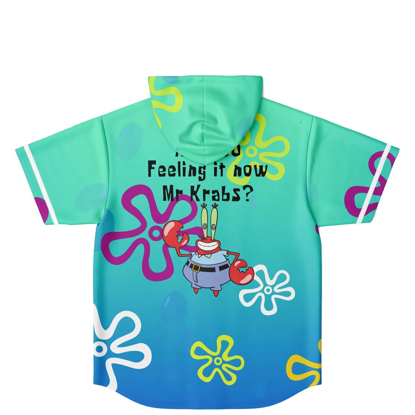 Spongebob Hooded Baseball Jersey