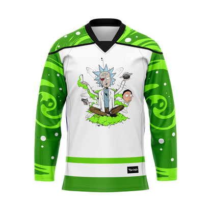 Rick and morty Hockey jersey
