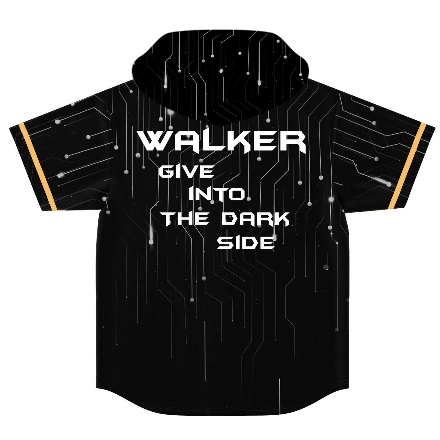 Jake custom hooded Baseball Jersey