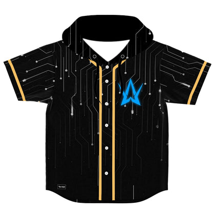 Jake custom hooded Baseball Jersey