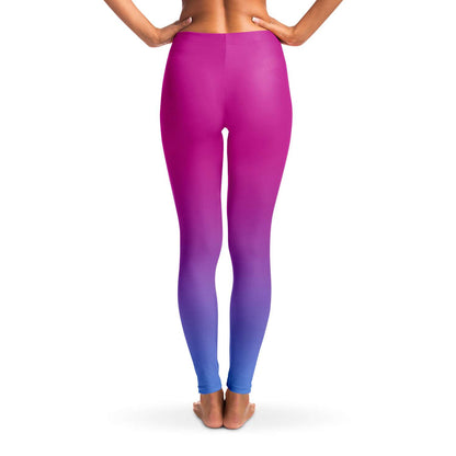 Pink to purple gradient Leggings