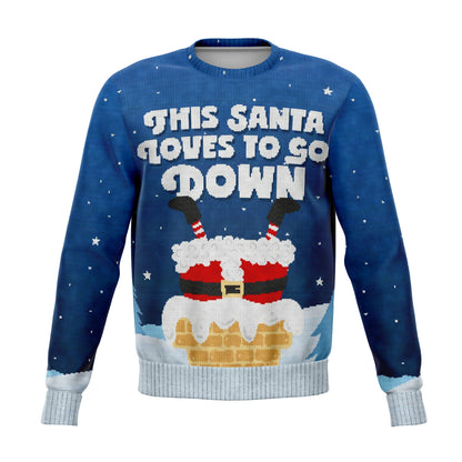 This Santa Loves To Go Down