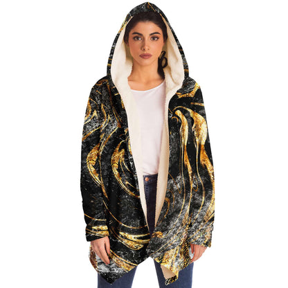 Marbled in gold cloak
