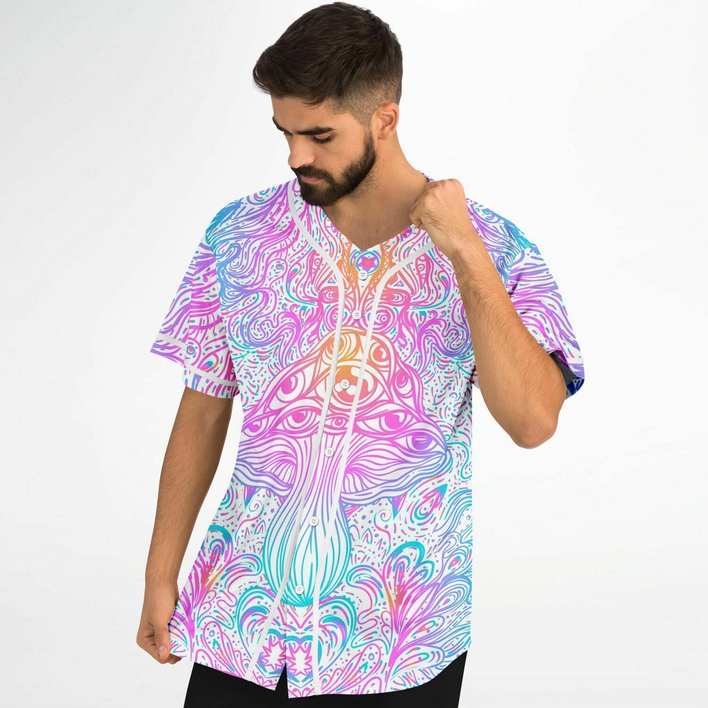 Active mushroom baseball jersey
