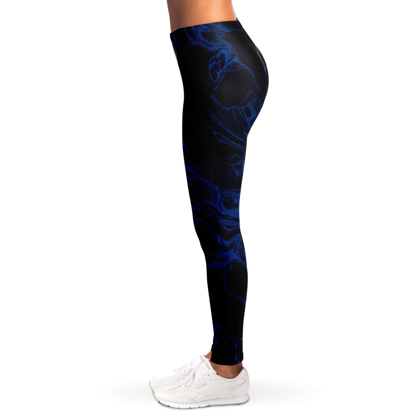 Marbled dark blue Leggings