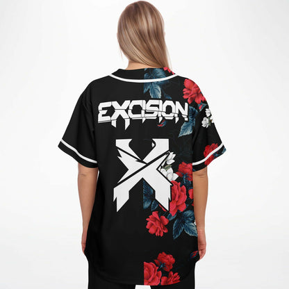 Joshua red flowers custom jersey