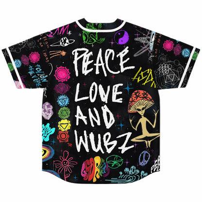 Peace love and wubz custom jersey
