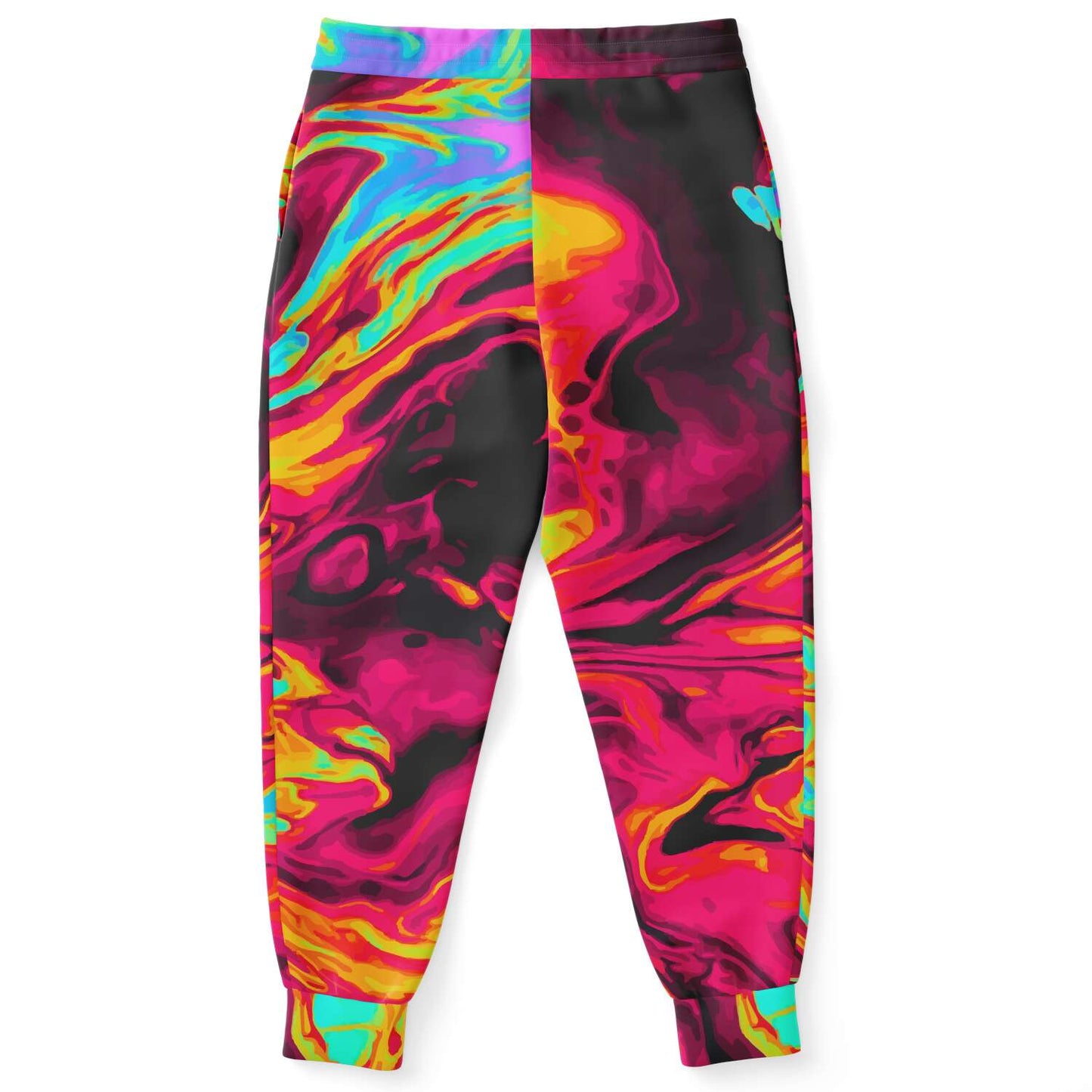 Red acid trip jogger