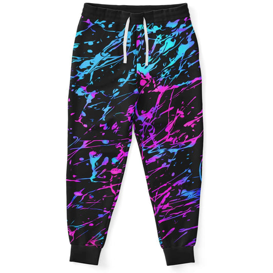 Colorful paint splash jogger