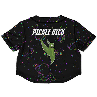 pickle rick crop top jersey