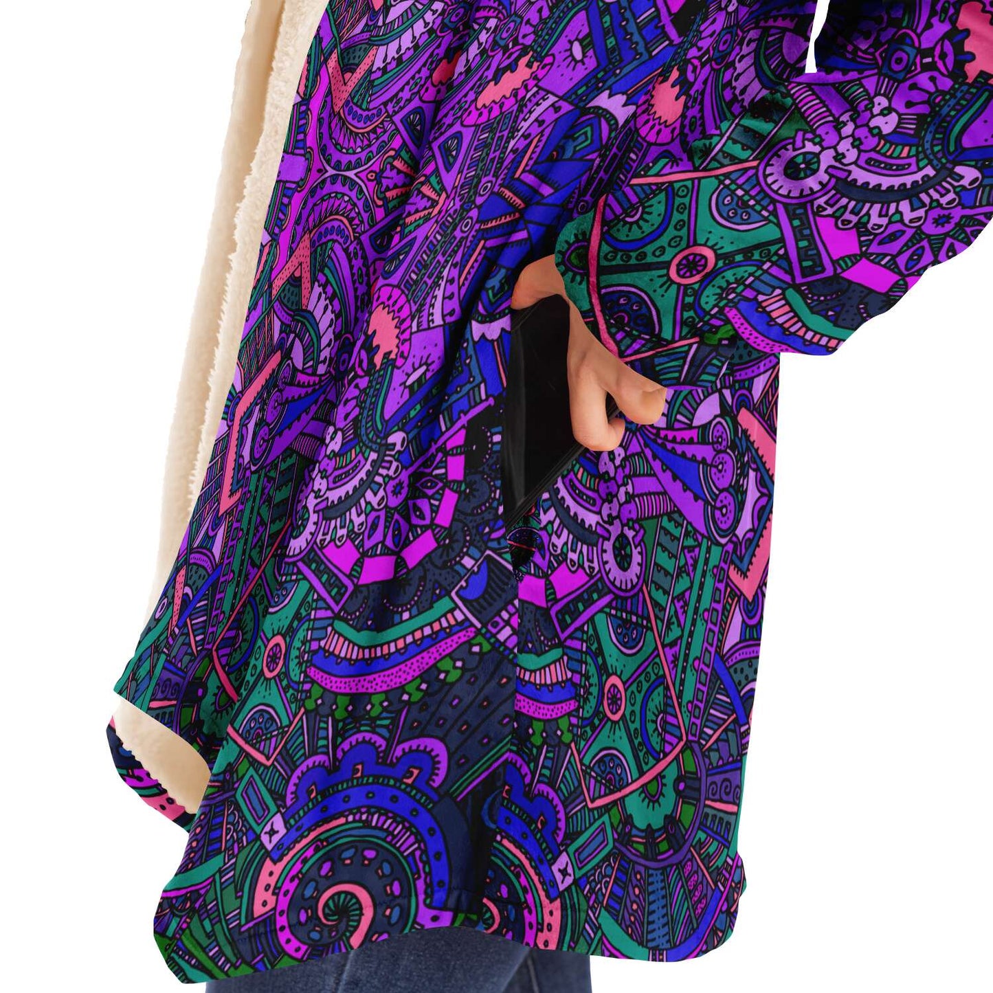 Colorful abstract Tech cloak