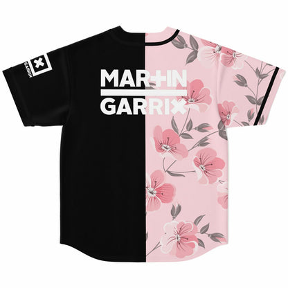 Martin garrix pink flowers baseball jersey (new)