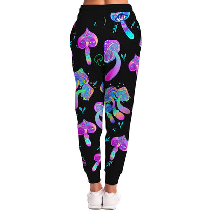 Mushrooms forest jogger