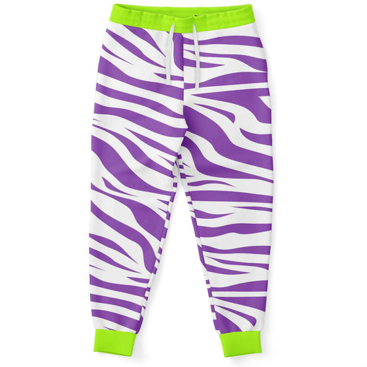 Purple zebra jogger