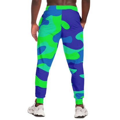 Colorful camouflage jogger