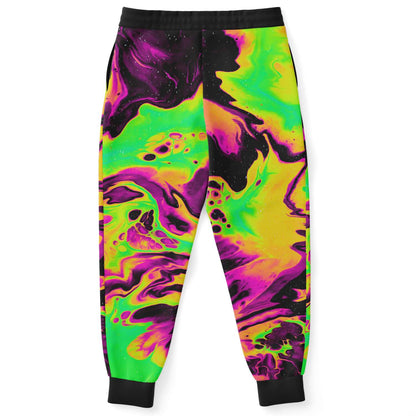 Colorful acid trip jogger
