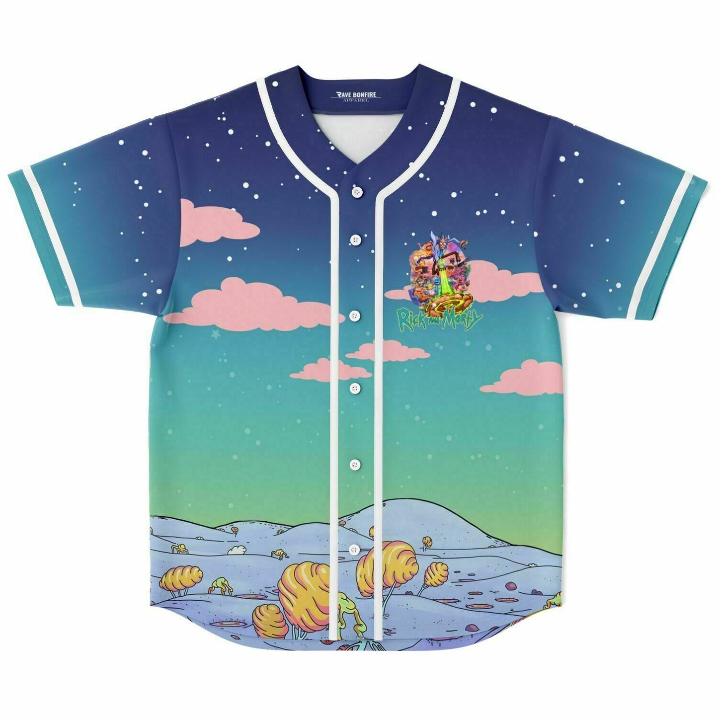 Rick and friends Baseball Jersey