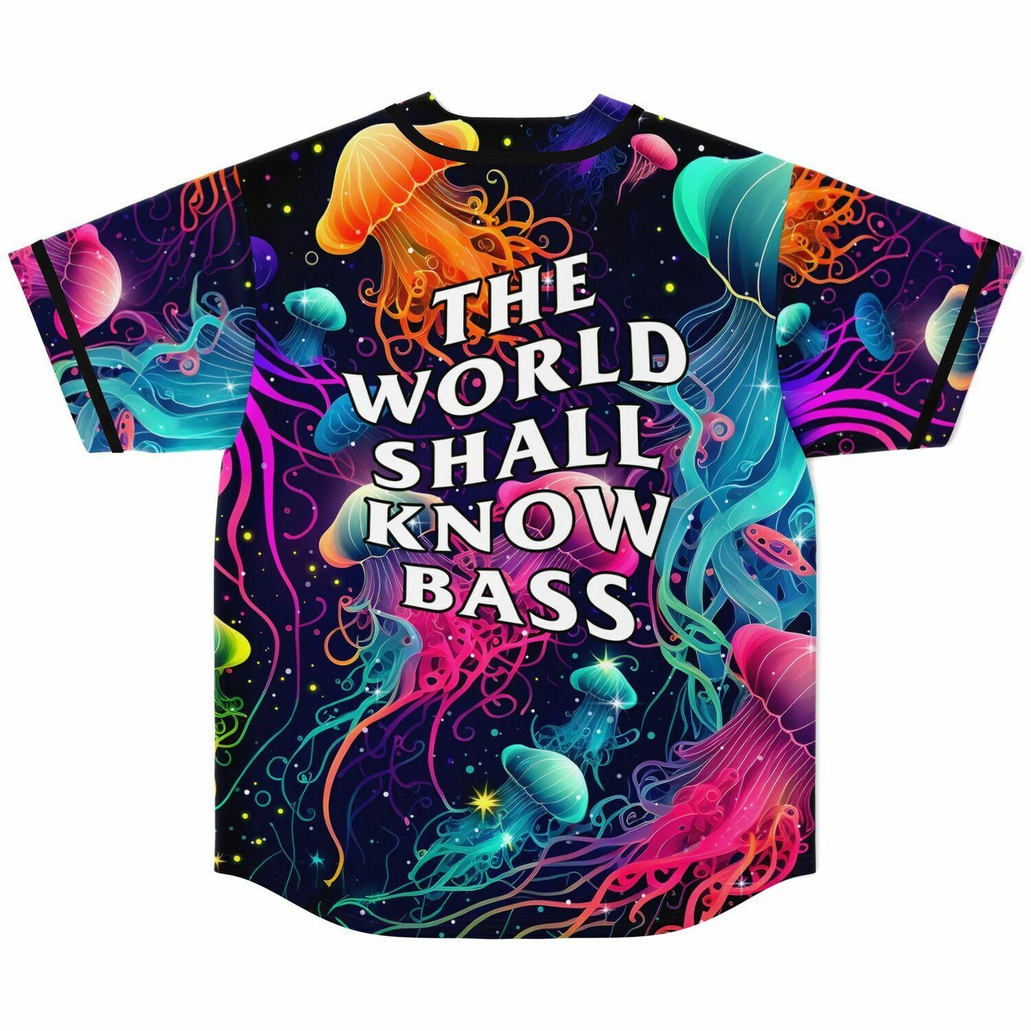 The world shall know bass rave Baseball Jersey