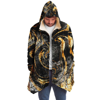 Marbled in gold cloak