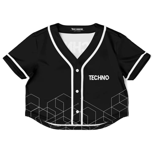 Techno for life crop top jersey V2
