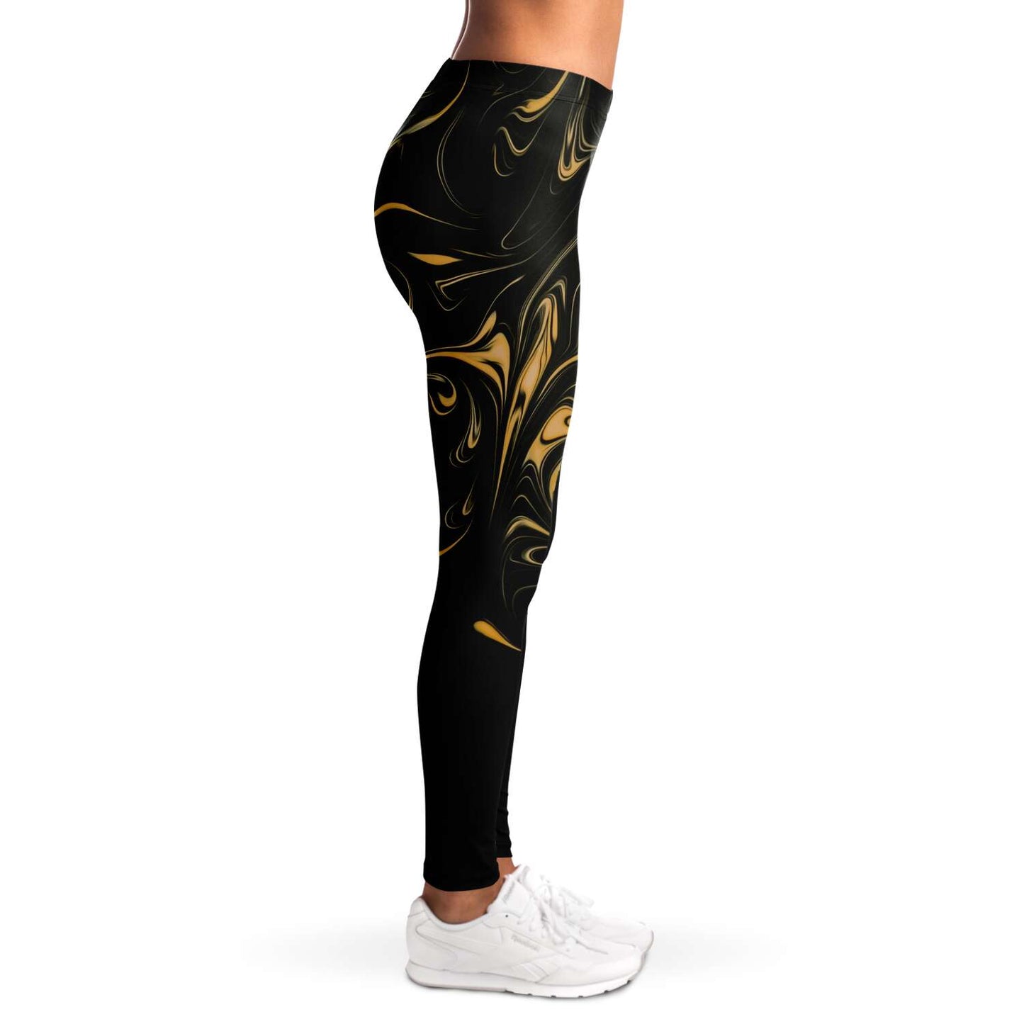 Gold trippy Leggings