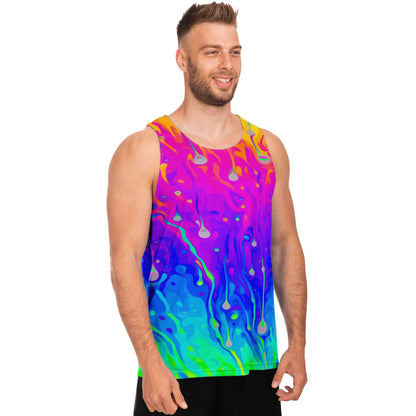 Rainbow acid trip tank top