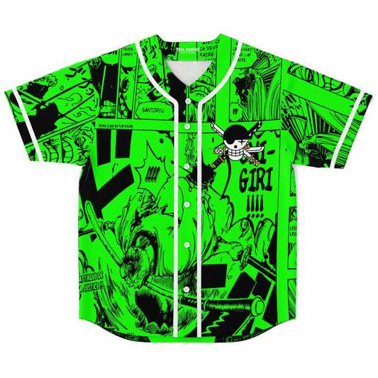 Zoro one pience baseball jersey