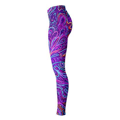 Trippy psychedelic leggings