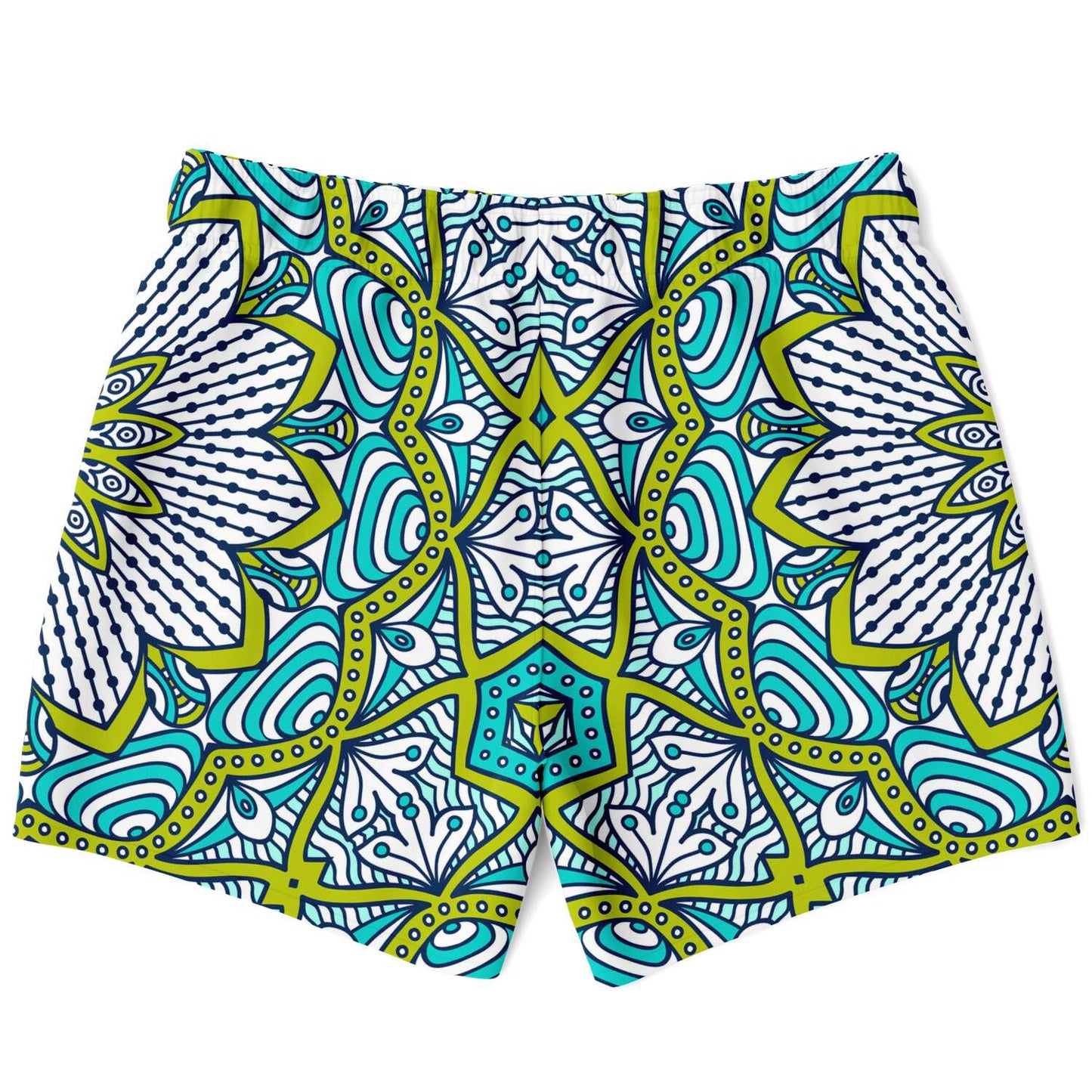 Ethnic colorful pattern swim trunk