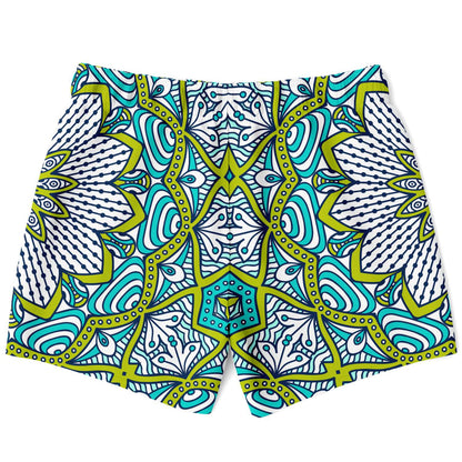 Ethnic colorful pattern swim trunk
