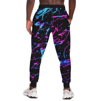 Colorful paint splash jogger