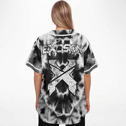Tie dye excision baseball jersey