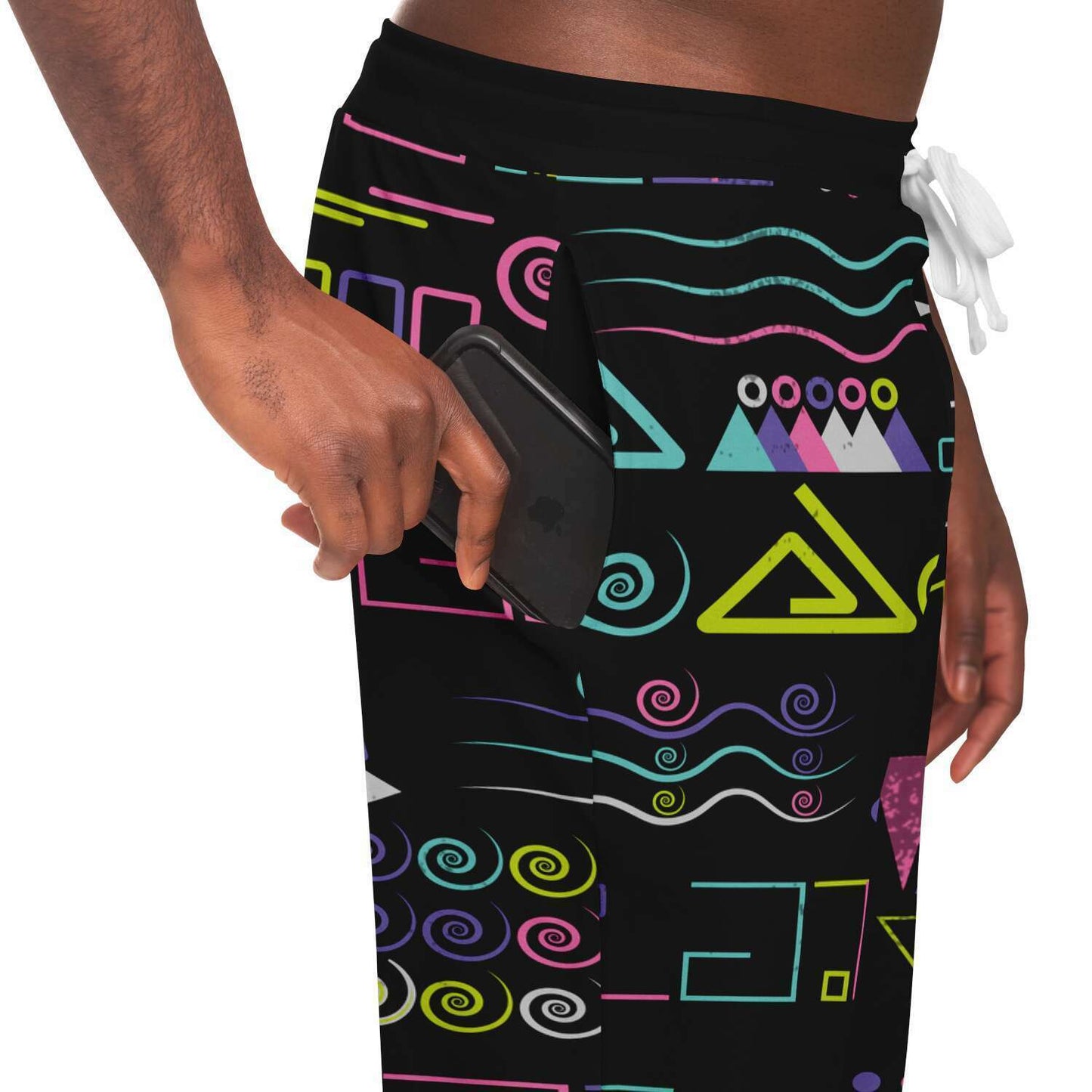 Colorful tribe pattern jogger