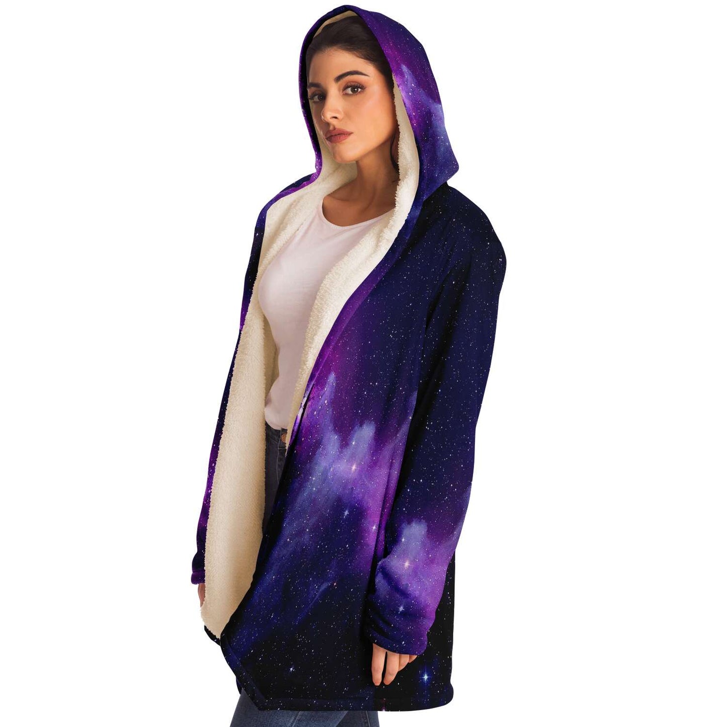 Purple galaxy cloak
