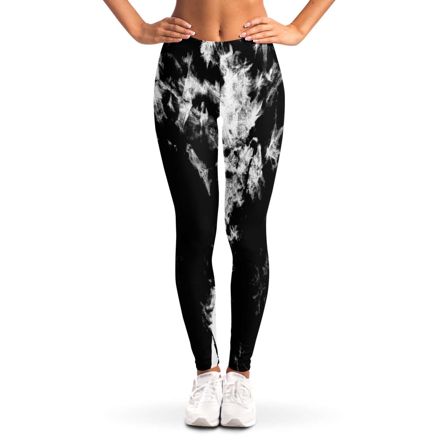 B&W Tie dye Leggings