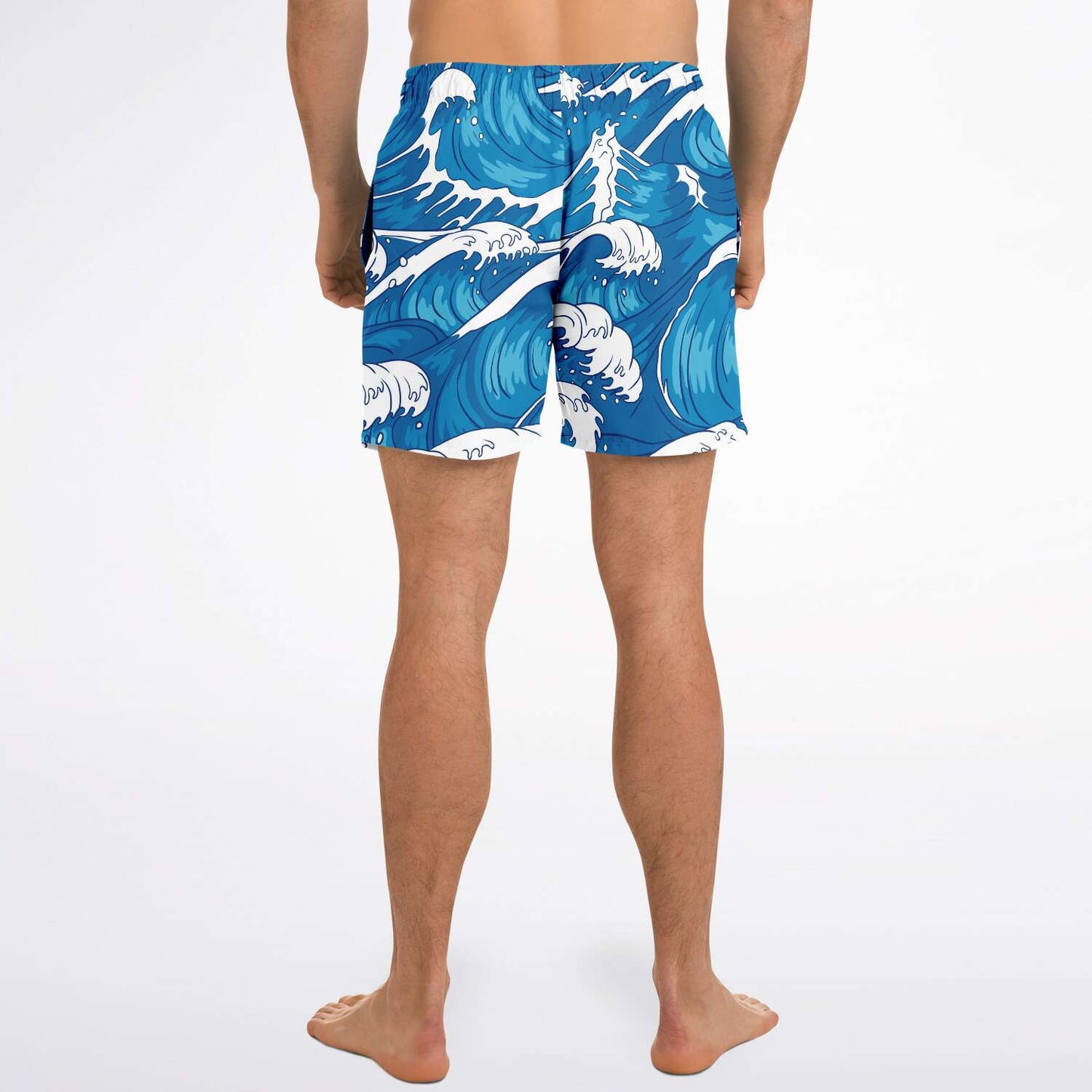 Waves shorter-length swim trunks