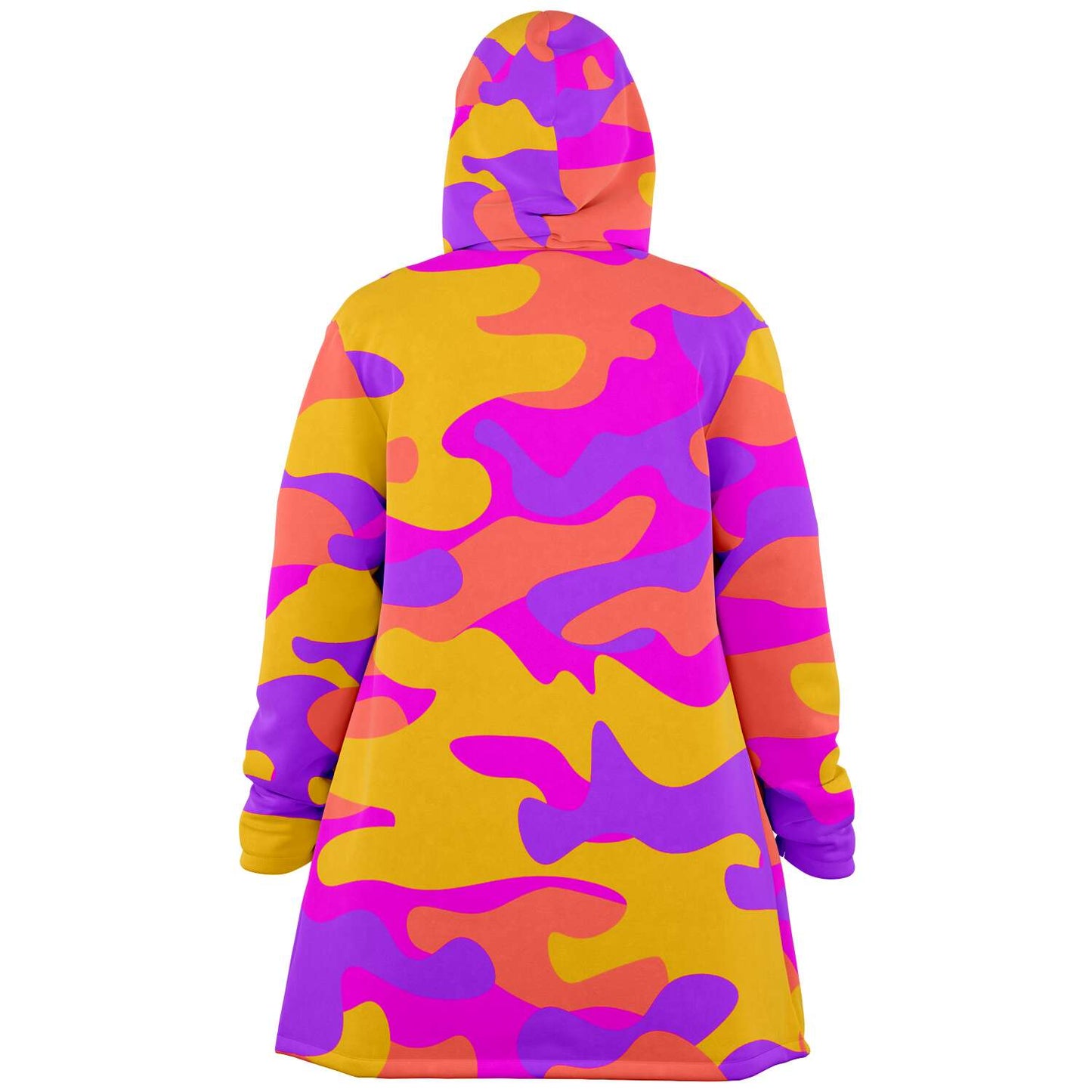 Yellow & purple camouflage cloak