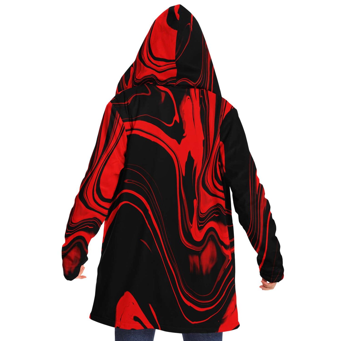 Red acid drip Cloak