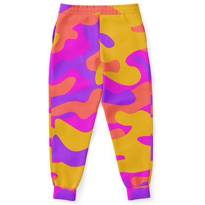 Colorful camouflage jogger