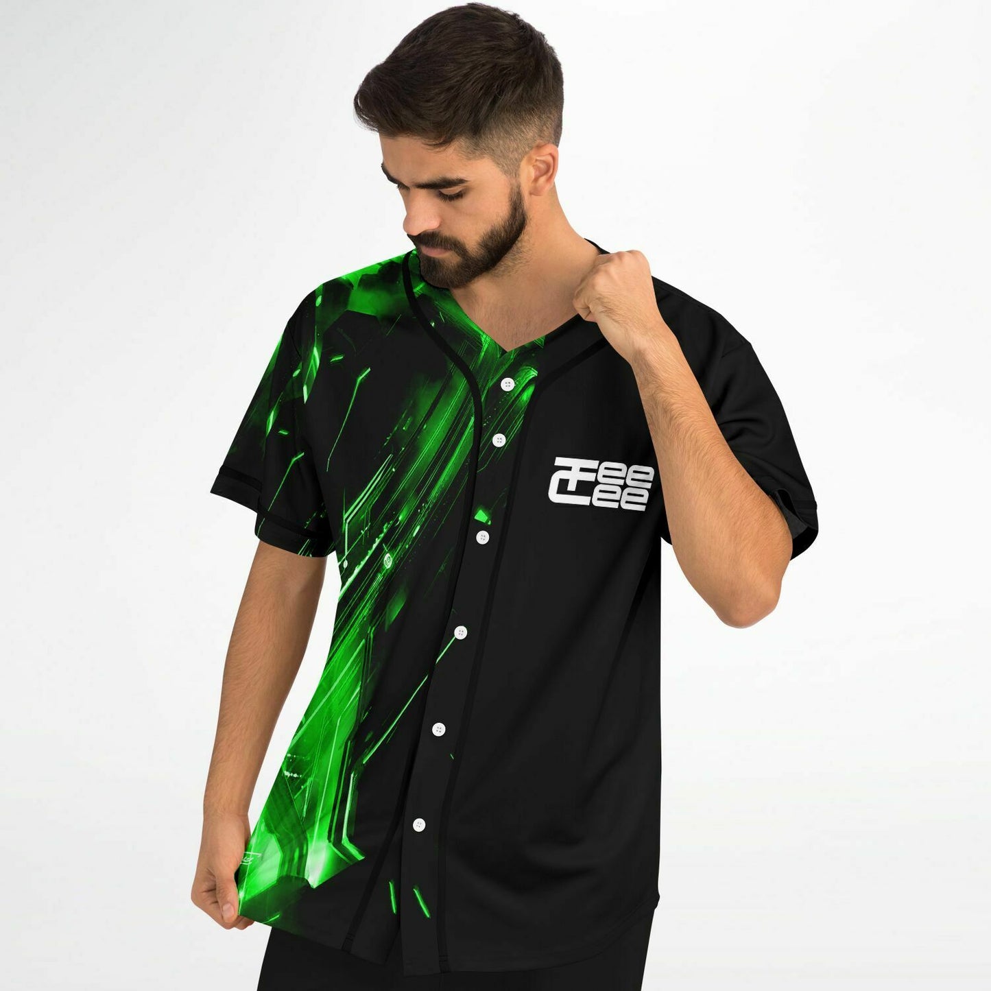 Green teecee baseball jersey