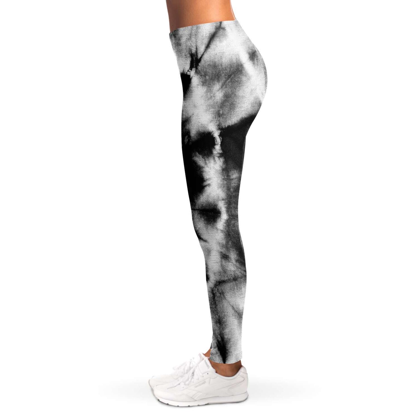 B&W Tie dye Leggings