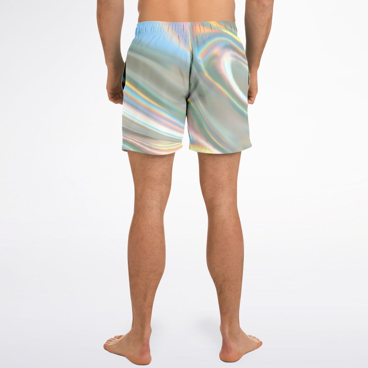 iridescent colors swim trunks