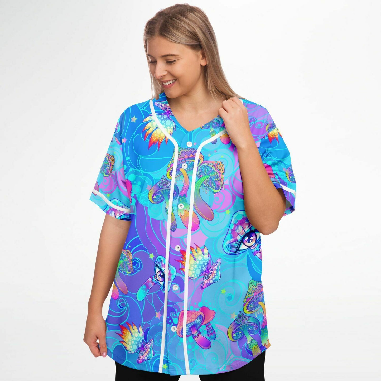 Mushrooms set baseball jersey