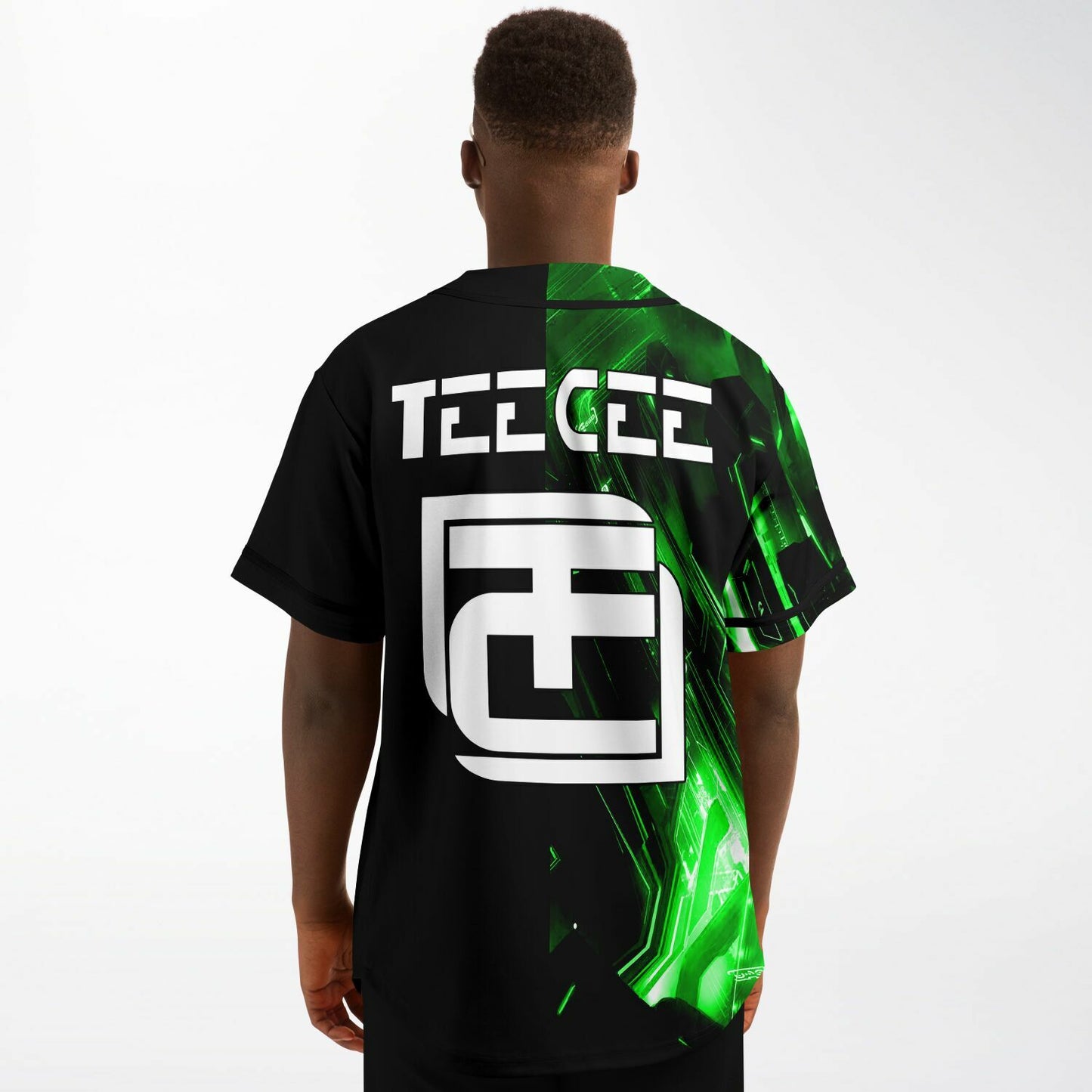 Green teecee baseball jersey