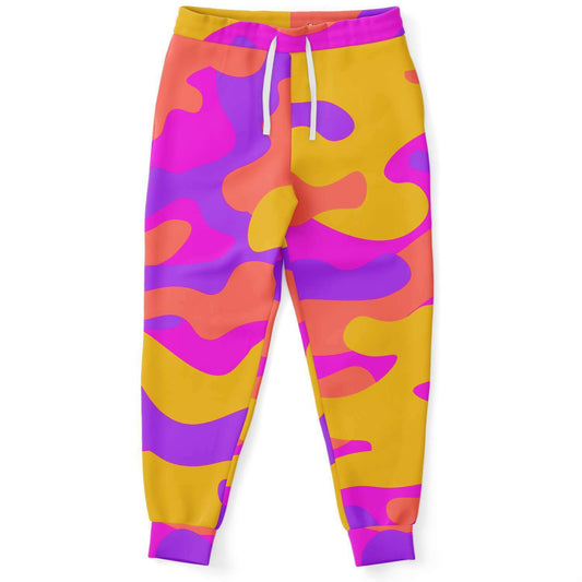 Colorful camouflage jogger