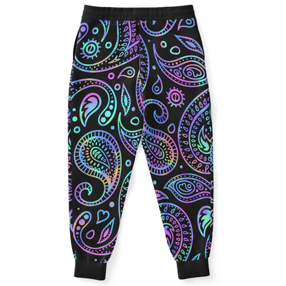 Colorful paisely jogger