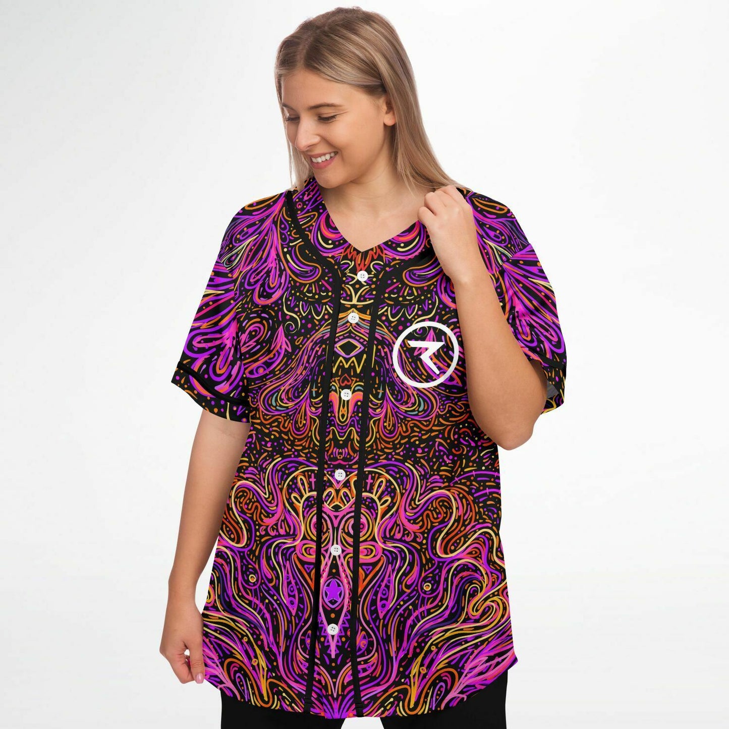 Trippy set baseball jersey
