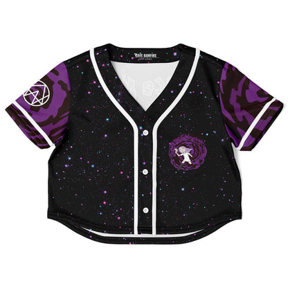 Space mom Alison crop top