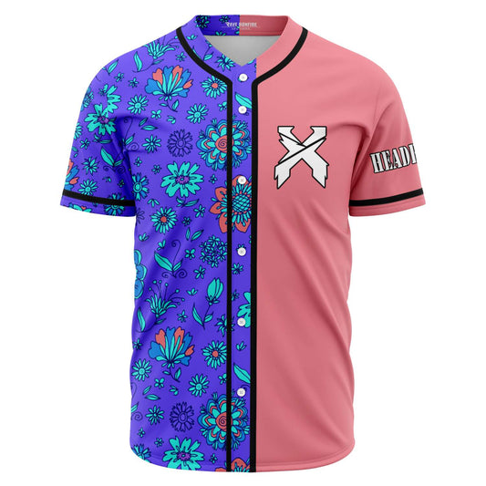 Pinky flowers headbanger custom jersey