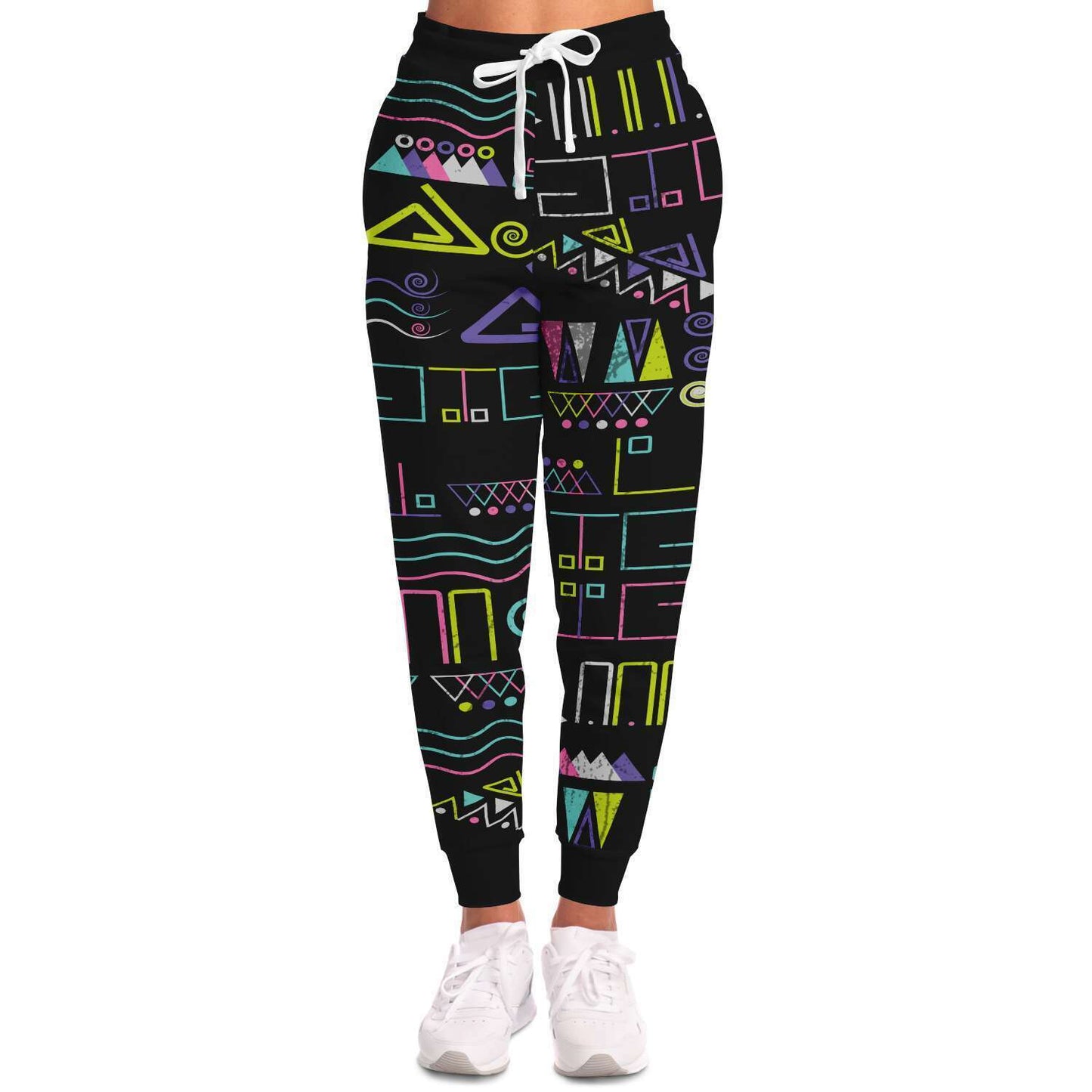 Colorful tribe pattern jogger